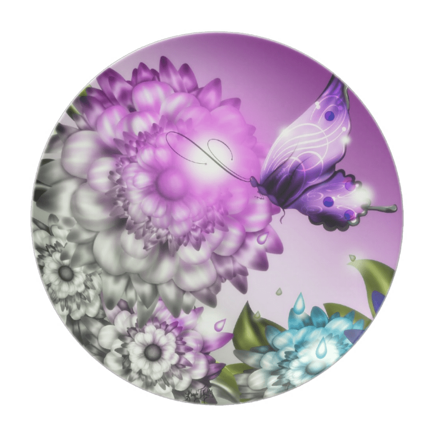 Purple and Butterflies