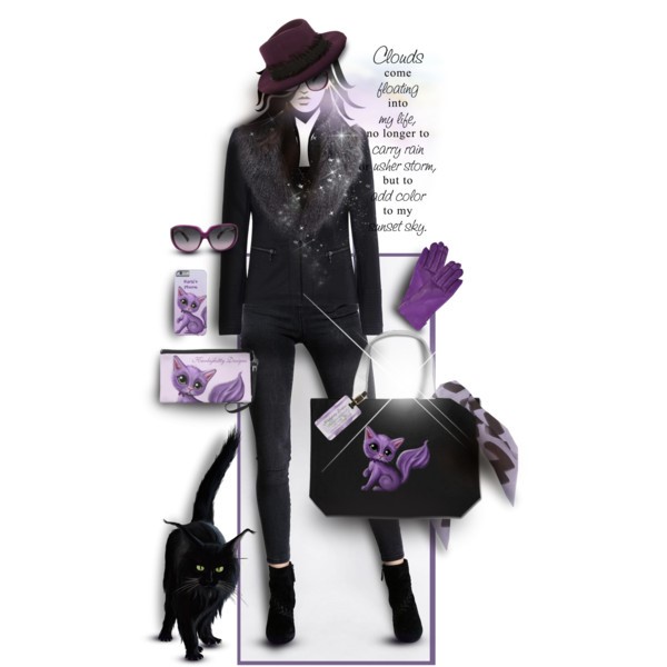 Wear Black – Accessorize with&nbsp;Purple
